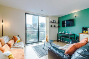 Modern 2BR near Manchester city centre - Free parking garage